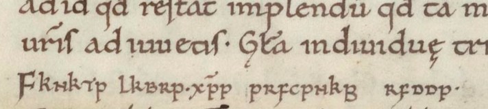 SecretWriting.TrinityCollegeB325 fol 99v