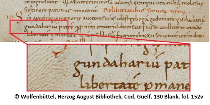 Gundaharius in Lex Burngionum