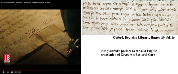 Assassins creed manuscript Alfred