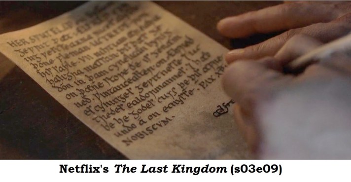 Last Kingom S03E09 Alfreds scribble - remastered